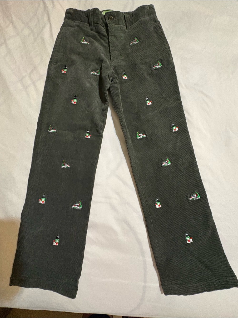 Castaway Nantucket Island Boys Beachcomber Corduroy Holiday Pants - Picture 2 of 6